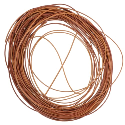 NUOBESTY 1 Rolle Rattan Reparaturmaterial für Stühle Flaches Rattan für DIY Projekte Geeignet zur Möbelreparatur von Gartenmöbeln Terrassenstühlen Liegen und Mehr von NUOBESTY