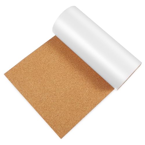 NUOBESTY 1 Rolle Selbstklebende Korkrolle Vielseitiges Korkblatt für Pinnwände Fotodekoration Notizen und Diy Projekte Einfach Anzubringen Stark und Langlebig Anpassbar für Anwendungen von NUOBESTY