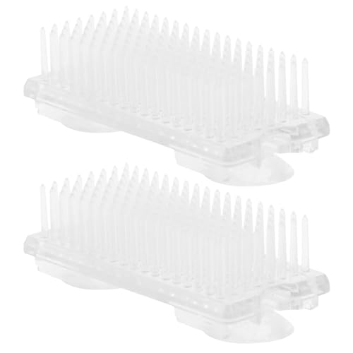 NUOBESTY 1 Satz 1 Set Blumenarrangement Klare Vasen Für Blumen Füller Strass Gummihalter Wasser Künstliche Klare Vase Für Blumen Arranger Schaumstoffblock Set Blumenfrösche Aus 2Stk von NUOBESTY