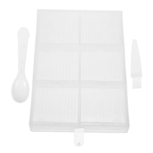 NUOBESTY 1 Satz Diamant Malerei Teilig Transparentes Multi Funktions Dotting Tablett für DIY Zubehör Werkzeug zur Sortierung von Diamantsteinen für Projekte von NUOBESTY