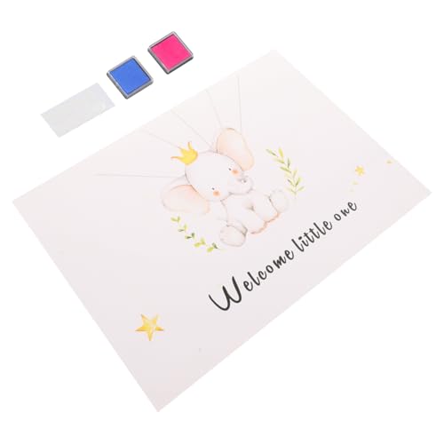 NUOBESTY 1 Satz Fingerprint Baum für Geschlechtsenthüllung mit Stempelkissen Blau und Klebepunkten für Babypartys und Besondere Anlässe NUOBESTY 1 Satz Fingerprint Baum für Geschlechtsenthüllung mit Stempelkissen Blau und Klebepunkten für Babypartys und Besondere Anlässe von NUOBESTY