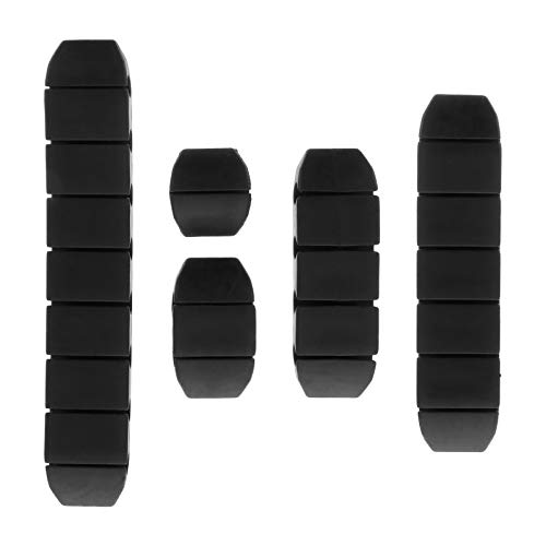 NUOBESTY 1 Satz Kabelhalter Selbstklebende Kabelclips Für Schreibtisch Und Büro Kabelmanagement Organizer Für Usb Ladekabel Netzwerkkabel Und Mehr Flexible Und Einfache Installation 5 Stück von NUOBESTY