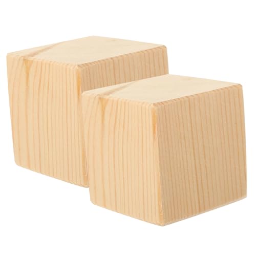 NUOBESTY 2stücke Möbelerhöhungsblöcke Aus Holz Für Bett Und Sofa Praktische -unterlegscheiben Geeignet Für Möbelbeine Zur Höhenverstellung Stabil Und Langlebig von NUOBESTY
