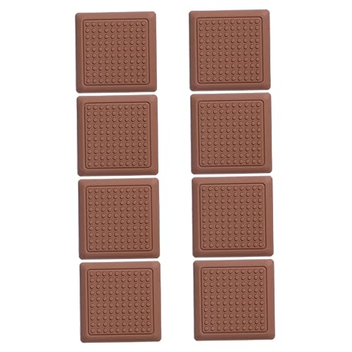 NUOBESTY 8Stücke Silikon Stuhlbein Pads Selbstklebend Anti-rutsch Möbel Füße Schoner für Teppich und Boden Langlebig und Flexibel Geeignet für Verschiedene Möbelarten von NUOBESTY