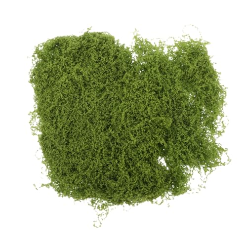 NUOBESTY 1 Satz Simulierter Moosrasen Kunstmoos Zum Basteln Moos Handwerk Grünes Moos Für Pflanzgefäße Künstliches Gras Zum Basteln Blumentopf Moos Landschaft Moos Polyestertuch Light Green von NUOBESTY