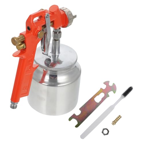 NUOBESTY 1 Satz Sprühpistole Möbelfarbe Airbrush Professionelles Pneumatisches Sprühgerät Auto-farbspritzgerät Sprühen Malen Luftspritzgerät Autolack Airbrush Kupfer Orange von NUOBESTY