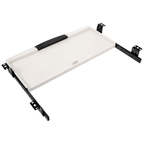 NUOBESTY 1 Set Unter Schreibtisch Tastatur Fach Schiebe Schublade Abs Kunststoff Platzsparende Büro Zubehör von NUOBESTY