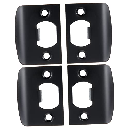NUOBESTY 1 Satz Teiliges Türschloss Riegelschloss Türsicherung Deadbolt Strike Plate Verstärkung Türschloss Reparaturkit Für Haus Und Büro 4 Stück von NUOBESTY