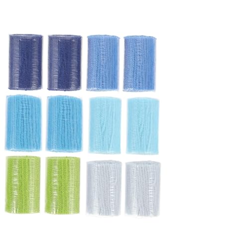 NUOBESTY 1 Satz Teppich Stickgarn Vorgeschnittener Occhi Teppich Tufting Wolle para Heavy Rug Yarn Dekoratives Knüpfgarn Häkelnadeln Bündel Getufteter Teppich Wollteppich 12 Stück von NUOBESTY