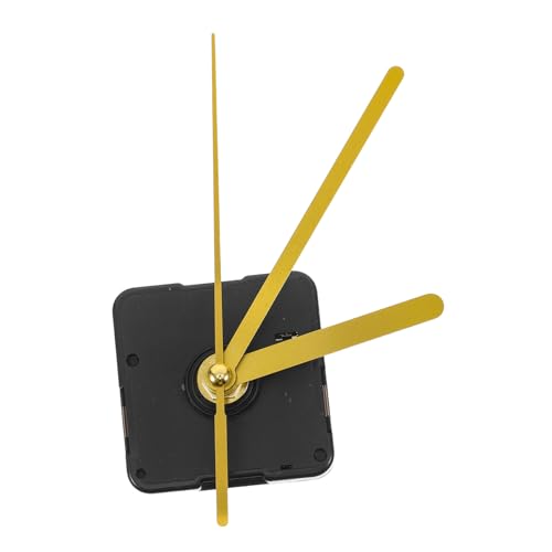 NUOBESTY 1 Satz Uhrwerk Ersatz Retro Mechanismus Wanduhr Uhren Bewegung Groß Teile Klein Dein Mechanismen Hände Uhrzeiger Schwarz Ticken Leise Digital Taktversorgung Golden Plastik von NUOBESTY