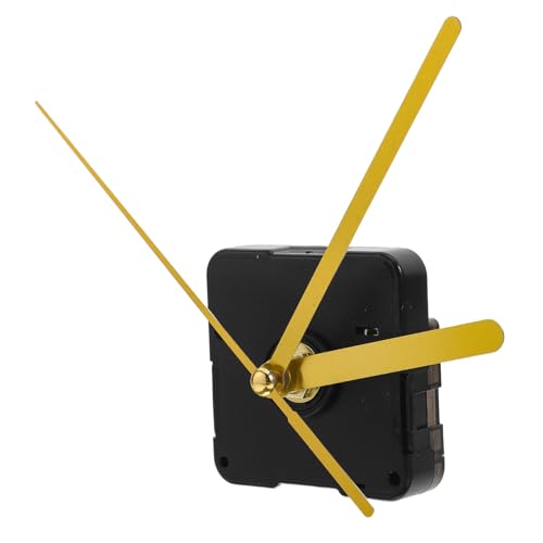 NUOBESTY 1 Satz Uhrwerk Hände Wanduhr Groß Uhrzeiger Mechanismus Ticken Klein Dein Bewegung Schwarz Mechanismen Retro Teile Leise Uhren Ersatz Digital Uhrzubehör Golden Plastik von NUOBESTY