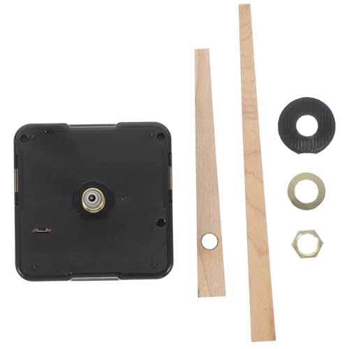 NUOBESTY 1 Satz Uhrwerk Zubehör Welle Mechanismus Uhren Klein Uhrwerk-bausatz Selber Machen Ersatz-Reparatur-uhrwerk Hände Teil Ersatz-uhrwerk Pendel-ersatzuhr Khaki Holz von NUOBESTY