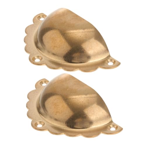 NUOBESTY 1 Satz Vintage Möbelgriffe Schrankgriffe Korrosionsbeständig Retro Design Komfortabel Griff Für Kleiderschränke Kommoden Einfach Zu Montieren Antik Stil 2 Stück von NUOBESTY