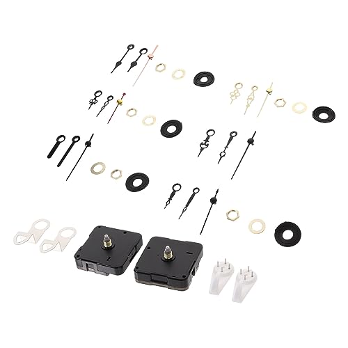 NUOBESTY 1 Satz Wanduhrwerk-Set Mechanismus Leise Bausatz Uhrwerk Modern Hände Taktmechanismen Uhrwerk Reparieren Klein Teile des Uhrwerks Ticken Wanduhren Für Die Küche Legierung von NUOBESTY