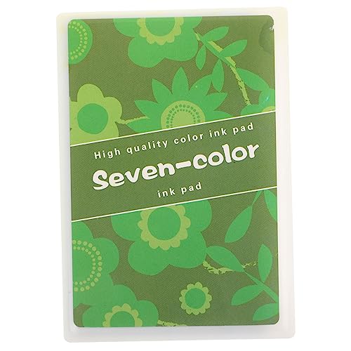 NUOBESTY 1 Schachtel Fingerfarben Stempelkissen für Waschbares DIY Inkpad für Kreative Malaktivitäten für Eltern Projekte und Kindergartenbedarf von NUOBESTY