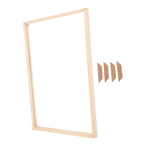 NUOBESTY 1 Set Gemälde Holzrahmen Galerie Wraps Ölrahmen Kits Ölgemälde Keilrahmen Gemälde Rahmen Kit Kunstwerk Holzrahmen DIY Holz Rahmen von NUOBESTY