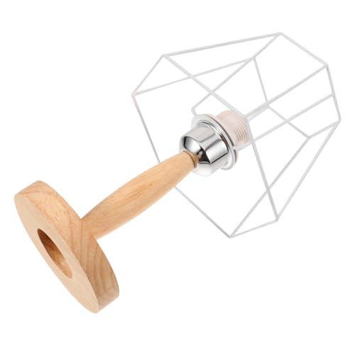 NUOBESTY 1 Set Massivholz Schreibtischlampe Tischleuchte Mit Lampenhalterung Lampe Für Schlafzimmer Nachttisch Moderne Schreibtischlampe DIY Tischleuchte Moderne Tischlampe DIY von NUOBESTY