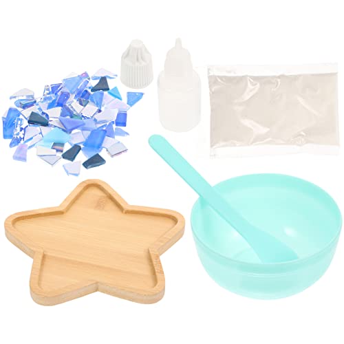 NUOBESTY 1 Set Mosaik Untersetzerfliesen Tee Künstlicher Kaffee Gefälschte Tassen Pfannen Set Essmatten Kinderspielzeug Untersetzer Herstellungsbedarf Heimuntersetzer von NUOBESTY