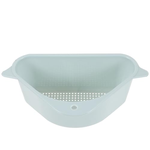 NUOBESTY 1 Stück Abtropfkorb Multifunktional Siebe Über Dem Spülsieb Siebkorb Drainage Spüle Siebkorb Küchenspüle Sieb Waschbecken Sieb Ecke Dreieckig Spülkorb Blue Plastik NUOBESTY 1 Stück Abtropfkorb Multifunktional Siebe Über Dem Spülsieb Siebkorb Drainage Spüle Siebkorb Küchenspüle Sieb Waschbecken Sieb Ecke Dreieckig Spülkorb Blue Plastik von NUOBESTY