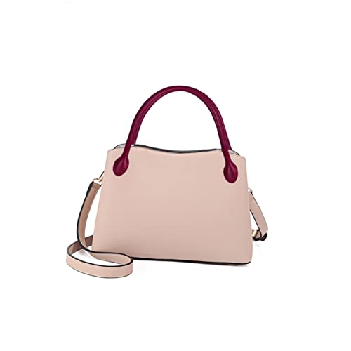 NUOBESTY 1 Stück Handtaschen Henkel Rindsleder Ersatzriemen für DIY Taschen Robuste und Stilvolle Nähgurt Accessoires Bordeauxrot für Handtaschen und Umhängetaschen von NUOBESTY
