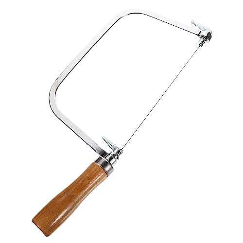NUOBESTY 1 Stück Seifenschneider Herstellung Cutter handystativ handsfull soap arap sabunu brotschneidemaschine Tragbares Werkzeug zum Schneiden von Seife Seifenschneidewerkzeug Holz Silver von NUOBESTY