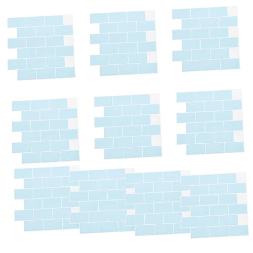 NUOBESTY 10 Blatt Selbstklebende Fliesenaufkleber für Küchenrückwände Wasserdichtes Abnehmbares Wandpapier im Design für Küche Bad und Waschraum NUOBESTY 10 Blatt Selbstklebende Fliesenaufkleber für Küchenrückwände Wasserdichtes Abnehmbares Wandpapier im Design für Küche Bad und Waschraum von NUOBESTY