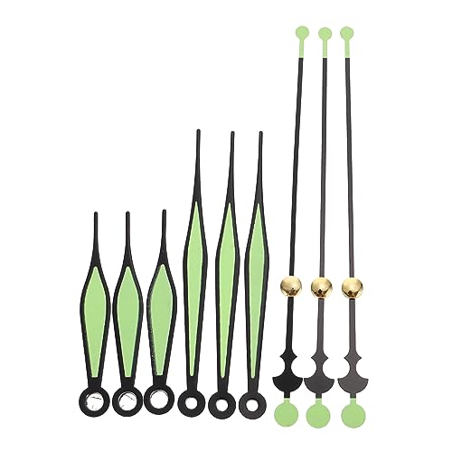 NUOBESTY 10 Sätze DIY Nachtleuchtende Uhrzeiger Teiliges Reparaturkit für Wanduhr Installieren Langlebig Passend für Verschiedene Zifferblätter für DIY Projekte und Uhrmacher NUOBESTY 10 Sätze DIY Nachtleuchtende Uhrzeiger Teiliges Reparaturkit für Wanduhr Installieren Langlebig Passend für Verschiedene Zifferblätter für DIY Projekte und Uhrmacher von NUOBESTY