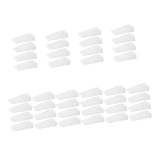NUOBESTY 10 Sätze Möbelgleiter Transparente Leveling Shims Für Möbelstabilisierung Und Ausrichtung Für Einsatz Zu Hause Beschädigungsfrei Und Leise 4 Stück * 10 von NUOBESTY