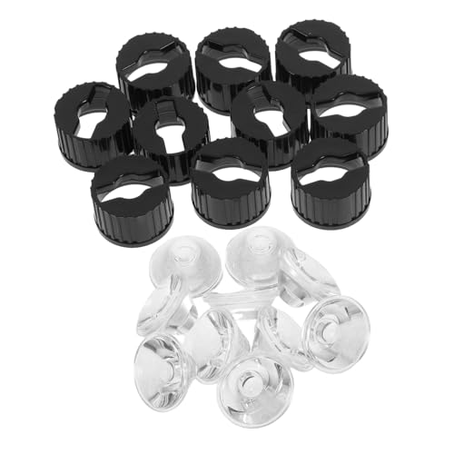 NUOBESTY 10 Sätze Teiliges LED-linsen Halterung Lichtstreuung Hitzebeständig Robustes Material Gleichmäßige Lichtverteilung Einfache Montage für Decken Wandlampen von NUOBESTY