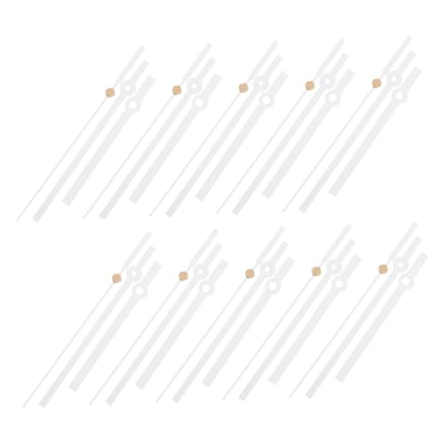 NUOBESTY 10 Sätze Wanduhrwerk-Set Uhr Ersatzteile Nicht Tickende Bewegung Große Uhrzeiger Kleine Uhrzeiger Bewegung Basteluhr-kit Uhrwerkzeiger Weiß Metall NUOBESTY 10 Sätze Wanduhrwerk-Set Uhr Ersatzteile Nicht Tickende Bewegung Große Uhrzeiger Kleine Uhrzeiger Bewegung Basteluhr-kit Uhrwerkzeiger Weiß Metall von NUOBESTY