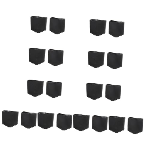 NUOBESTY 10 Sätze rutschfeste Matte Nicht-Skid Ladder Pads Leiterpolster Ersatzfüße Für Leitern Falten Abdeckung Leiterkappen Aus Gummi Schutzpolster Für Leiterbeine Schwarz 2 Stück * 10 von NUOBESTY