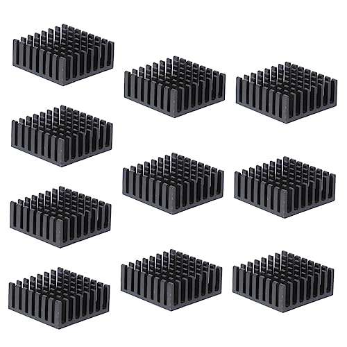 NUOBESTY 10 Stück Aluminium Kühlkörper Ic Heat Sink für Effiziente Wärmeableitung Langlebig und Stabil für Chips und Elektronik Schwarz Anodisiert NUOBESTY 10 Stück Aluminium Kühlkörper Ic Heat Sink für Effiziente Wärmeableitung Langlebig und Stabil für Chips und Elektronik Schwarz Anodisiert von NUOBESTY