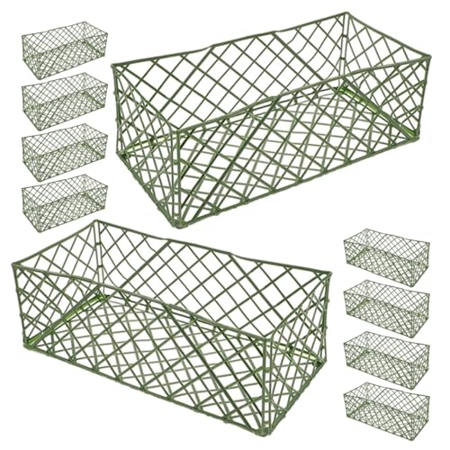 NUOBESTY 10 Stück Anpassbarer Stabiler Kunststoffkäfig für Frische Blumenarrangements für Hochzeiten und Gartendekorationen NUOBESTY 10 Stück Anpassbarer Stabiler Kunststoffkäfig für Frische Blumenarrangements für Hochzeiten und Gartendekorationen von NUOBESTY