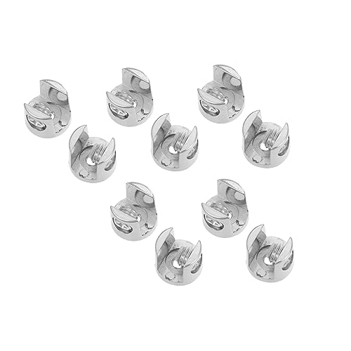 NUOBESTY 10 Stück Glasclip Spiegelmontageklammern Wand Clips zum Aufhängen Klemme montieren Bilderrahmenhalter-Clips Halteclips für Spiegel aus Glas Glasklemmhalter Zinklegierung NUOBESTY 10 Stück Glasclip Spiegelmontageklammern Wand Clips zum Aufhängen Klemme montieren Bilderrahmenhalter-Clips Halteclips für Spiegel aus Glas Glasklemmhalter Zinklegierung von NUOBESTY
