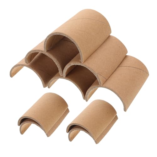 NUOBESTY 10 Stück Halbrunde Kartonröhren für Kreative und Bastelprojekte im Kindergarten Fördert Soziale Interaktion und Fantasie NUOBESTY 10 Stück Halbrunde Kartonröhren für Kreative und Bastelprojekte im Kindergarten Fördert Soziale Interaktion und Fantasie von NUOBESTY