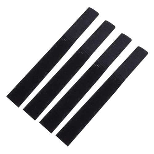 NUOBESTY 10 Stück Kabelbinder Schwarz Wiederverwendbare Klettbänder für Kabelmanagement Robuste und Verstellbare Kabelbinder für PC und Home Entertainment von NUOBESTY