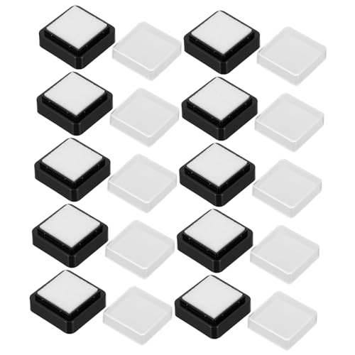 NUOBESTY 10 Stück Leeres Stempelkissen Ungiftig Hochsaugfähig für DIY Fingerabdrücke Notizbücher Vielseitiges Bastelzubehör Leicht Tragbar und Farblich Kombinierbar NUOBESTY 10 Stück Leeres Stempelkissen Ungiftig Hochsaugfähig für DIY Fingerabdrücke Notizbücher Vielseitiges Bastelzubehör Leicht Tragbar und Farblich Kombinierbar von NUOBESTY