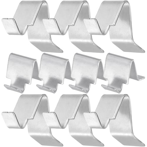 NUOBESTY 10 Stück Regalklammern – Regalhalterungen aus Metall für Verstellbare Regalsysteme, Diy-bücherregal, Schrank-organizer-hardware, 2,50 X 1,60 X 1,60 Cm von NUOBESTY
