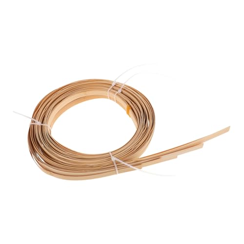 NUOBESTY 10 Stück Teiliges Bambus Webband Flexible Langlebige Bambusstreifen für Korbflechten DIY Wanddeko Möbelreparatur und Obstgemüsekörbe Vielseitige Bastelmaterialien von NUOBESTY