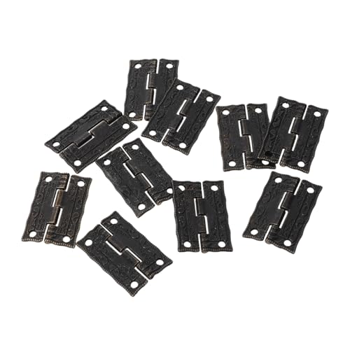 NUOBESTY 10 Stück Teiliges Dekorative Vintage Scharniere aus Metall für Holzboxen Schmuckkästchen Möbel Antikes Design Robuste Qualität Vielseitig Einsetzbar und Einfach zu Montieren NUOBESTY 10 Stück Teiliges Dekorative Vintage Scharniere aus Metall für Holzboxen Schmuckkästchen Möbel Antikes Design Robuste Qualität Vielseitig Einsetzbar und Einfach zu Montieren von NUOBESTY