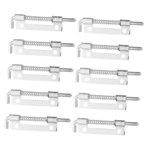 NUOBESTY 10 Stück Teiliges Feder türriegel aus Galvanisiertem Eisen Federbelasteter Riegel mit Automatischem Rückprall Langlebiger Bolzenriegel für Türen in Lager Keller Küche Bad Robust NUOBESTY 10 Stück Teiliges Feder türriegel aus Galvanisiertem Eisen Federbelasteter Riegel mit Automatischem Rückprall Langlebiger Bolzenriegel für Türen in Lager Keller Küche Bad Robust von NUOBESTY