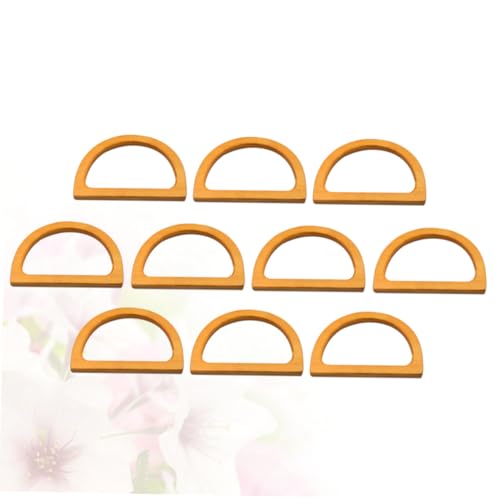 NUOBESTY 10 Stück Teiliges Holz U förmige Handtaschengriffe aus Massivem Holz Langlebige DIY Tasche Ersatz Henkel Glatte Oberfläche Leicht für Handtaschenrahmen und Bastelprojekte NUOBESTY 10 Stück Teiliges Holz U förmige Handtaschengriffe aus Massivem Holz Langlebige DIY Tasche Ersatz Henkel Glatte Oberfläche Leicht für Handtaschenrahmen und Bastelprojekte von NUOBESTY