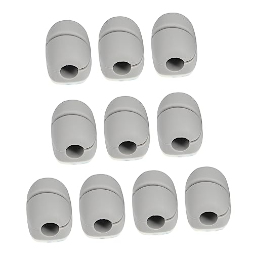 NUOBESTY 10 Stück Teiliges Kabel Organizer Selbstklebend für Schreibtisch Effektive Halterungen zur Kabelverwaltung für Ladegeräte USB Kabel und Mehr Einfache Montage und Langlebig von NUOBESTY