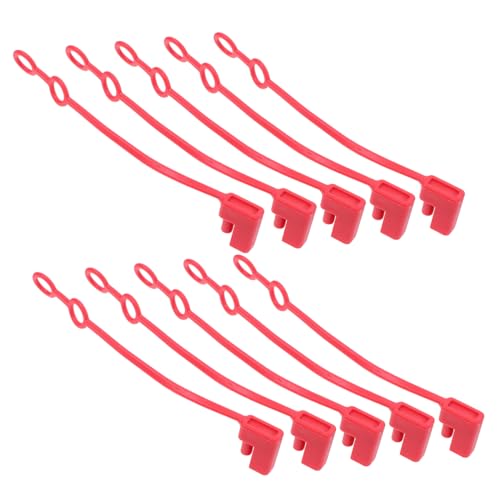 NUOBESTY 10 Stück Teiliges Kabelschutz mit Wasserdichter Schutzkappe und Schalter Staubdichte Abdeckung für Powerline Verbindung Robust und Langlebig Installieren Geeignet für Außenbereich von NUOBESTY