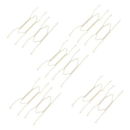 NUOBESTY 10 Stück Teiliges Metall Unsichtbare Feder Plattenhalter Wandhaken für Dekorative Teller W Form Verstellbarer Draht Halter zur Sicheren Präsentation von Geschirr NUOBESTY 10 Stück Teiliges Metall Unsichtbare Feder Plattenhalter Wandhaken für Dekorative Teller W Form Verstellbarer Draht Halter zur Sicheren Präsentation von Geschirr von NUOBESTY