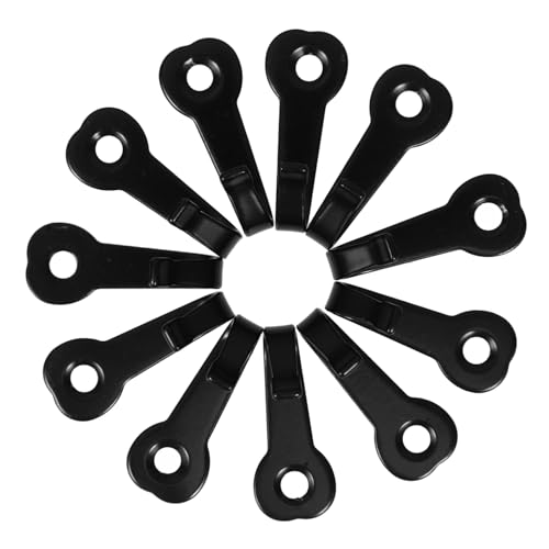 NUOBESTY 10 Stück Teiliges Metall Wandhaken Schwere Belastbare Wandhaken für Bad Küche Schlafzimmer Vielseitige Wandmontage Garderobenhaken für Taschen Mäntel Handtücher Mit von NUOBESTY