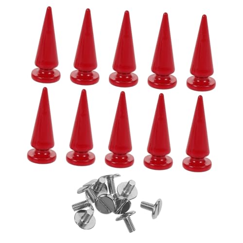 NUOBESTY 10 Stück Teiliges Punk Metall Nieten Baumförmige Kegelförmige Schraubnieten für DIY Lederhandwerk Stabile und Stylische Spikes für Kleidung Schuhe Taschen Trendige Dekoration NUOBESTY 10 Stück Teiliges Punk Metall Nieten Baumförmige Kegelförmige Schraubnieten für DIY Lederhandwerk Stabile und Stylische Spikes für Kleidung Schuhe Taschen Trendige Dekoration von NUOBESTY
