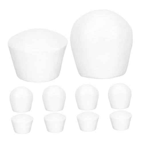 NUOBESTY 10 Stück Teiliges Schaumstoff Muffin Kuchen Modell Leichte Glatte Oberfläche für Einfache Dekoration Langlebig und Wiederverwendbar für DIY Kuchen Cupcake Deko Party und NUOBESTY 10 Stück Teiliges Schaumstoff Muffin Kuchen Modell Leichte Glatte Oberfläche für Einfache Dekoration Langlebig und Wiederverwendbar für DIY Kuchen Cupcake Deko Party und von NUOBESTY