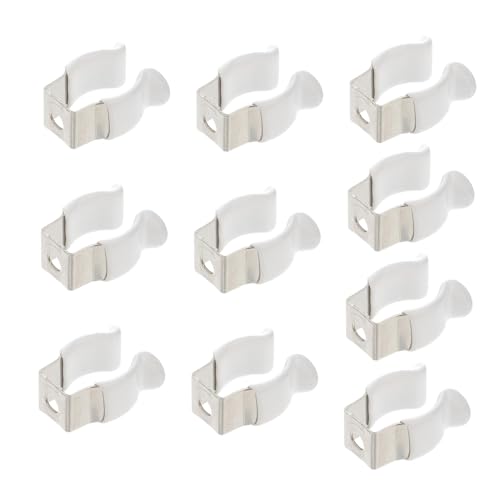 NUOBESTY 10 Stück Teiliges U Halter aus Edelstahl mit Kunststoffbeschichtung Robustes Montagezubehör zur Sicheren Befestigung von LED Röhren Einfache Installation mit Schrauben Langlebig NUOBESTY 10 Stück Teiliges U Halter aus Edelstahl mit Kunststoffbeschichtung Robustes Montagezubehör zur Sicheren Befestigung von LED Röhren Einfache Installation mit Schrauben Langlebig von NUOBESTY