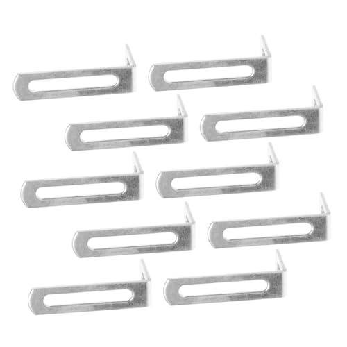 NUOBESTY 10 Stück Teiliges aus Robustem Schwere Ausführung Stabile Holzhalterung für Möbel und Ablagen Einfache Montage für Heimwerker und Reparaturen von NUOBESTY